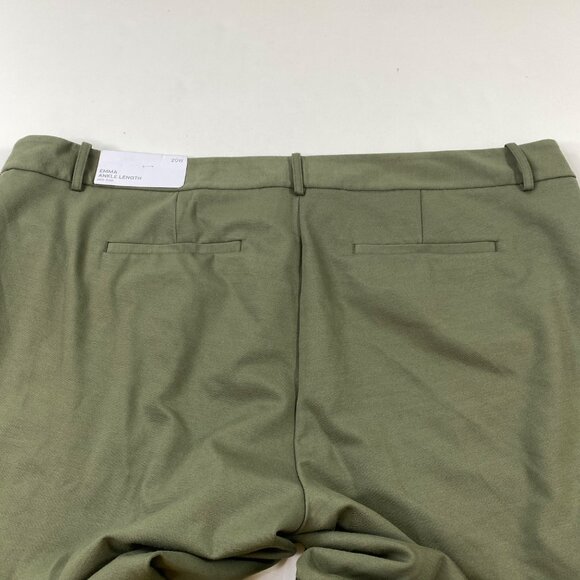 Liz Claiborne Womens Green Stretch Contoured Waistband Pants Size 20W - Picture 3 of 8